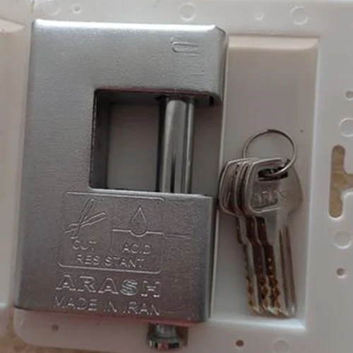 قفل کتابی دو شیار آرش