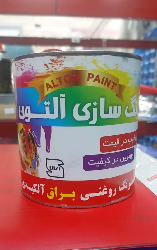 رنگ روغنی براق کرم 102 کوارت